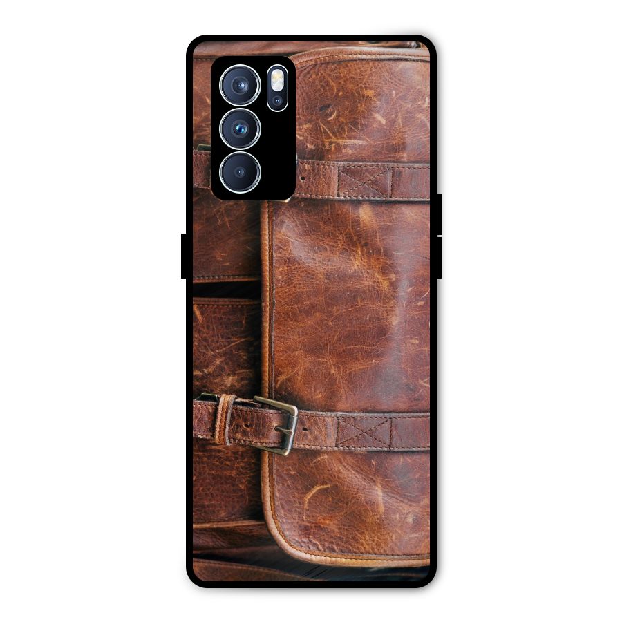 Bag Design (Printed) Metal Back Case for Oppo Reno6 Pro 5G