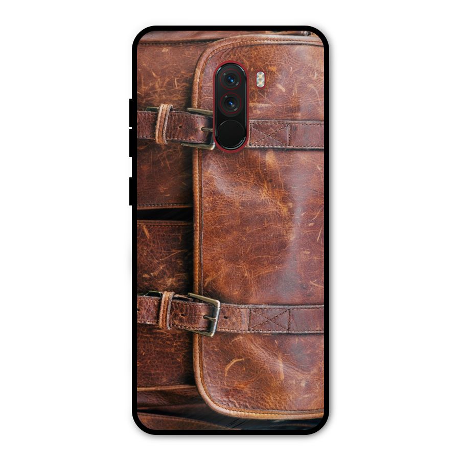 Bag Design (Printed) Metal Back Case for Poco F1