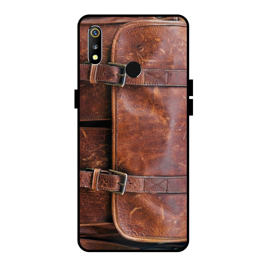 Bag Design (Printed) Metal Back Case for Realme 3i