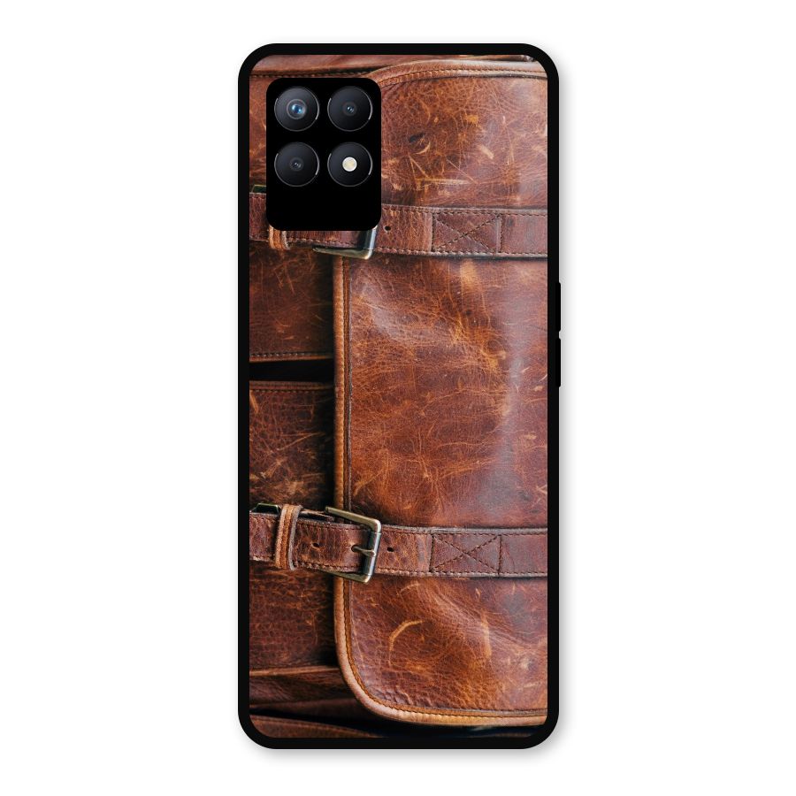Bag Design (Printed) Metal Back Case for Realme 8i