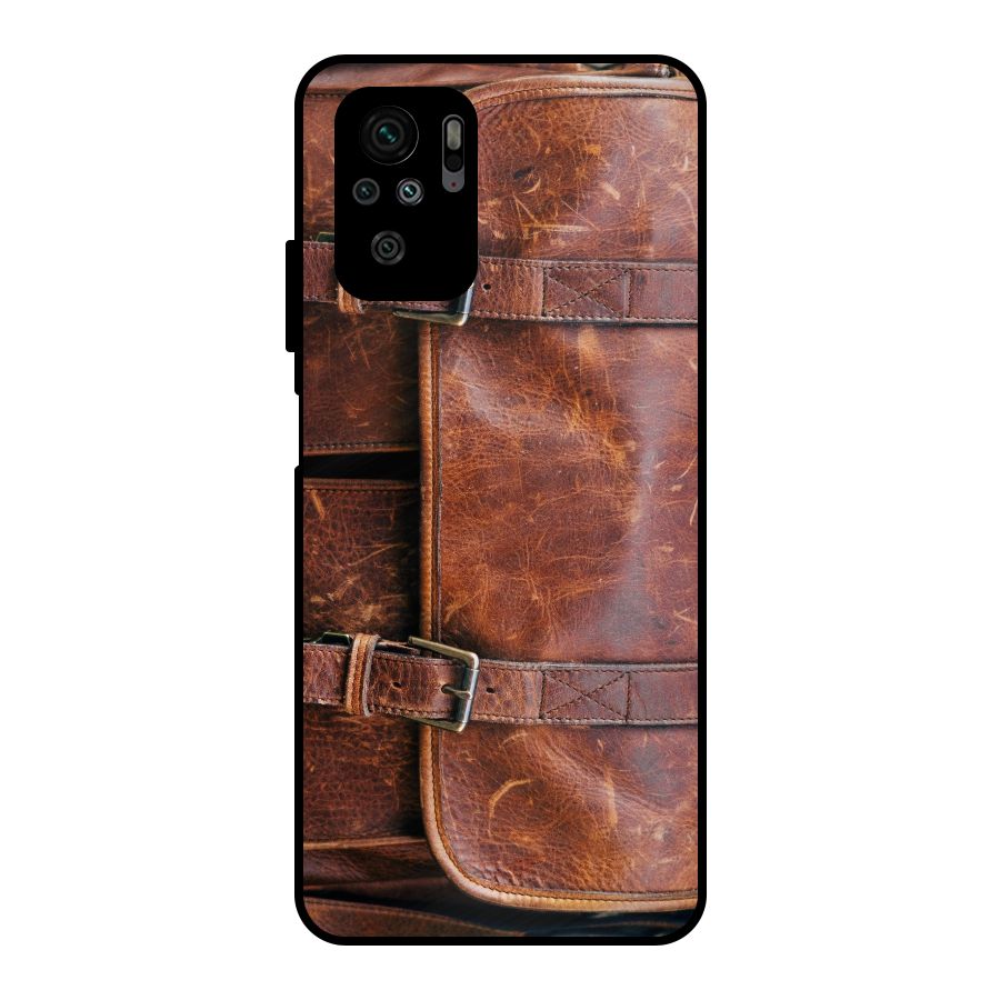 Bag Design (Printed) Metal Back Case for Redmi Note 10S