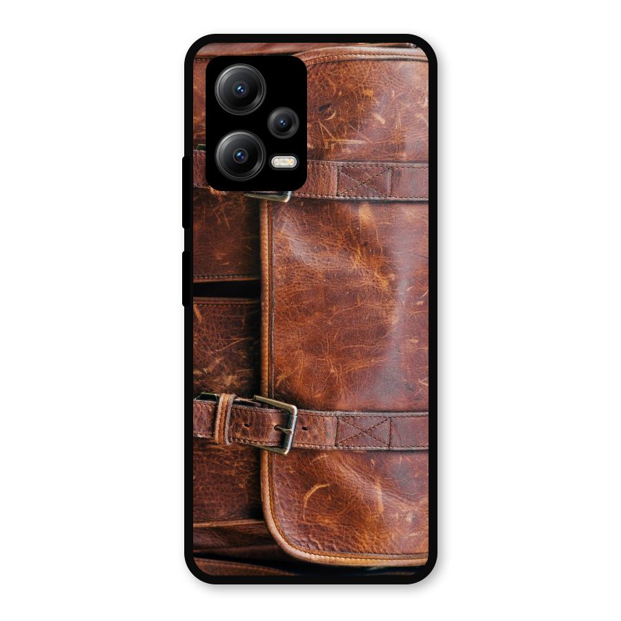 Bag Design (Printed) Metal Back Case for Redmi Note 12 5G