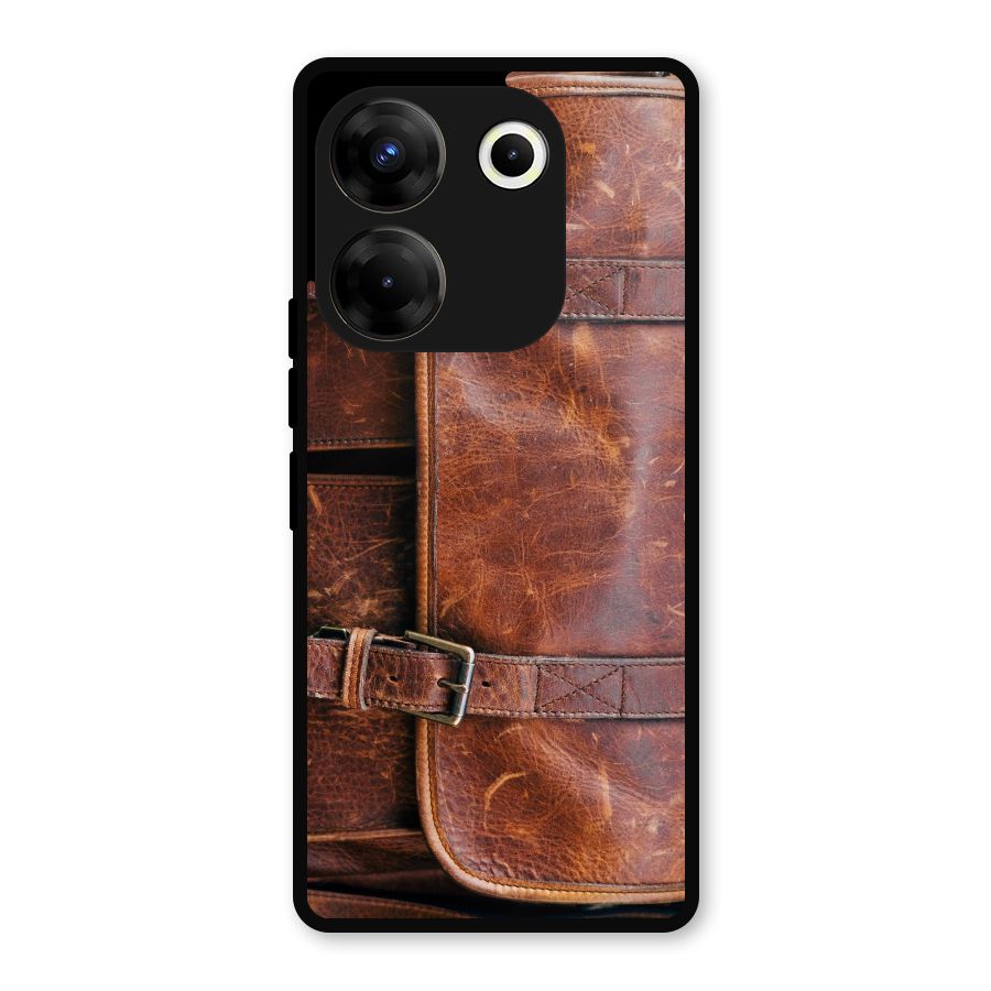 Bag Design (Printed) Metal Back Case for Tecno Camon 20