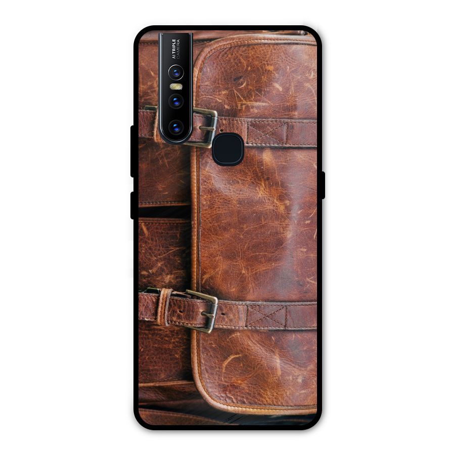 Bag Design (Printed) Metal Back Case for Vivo V15