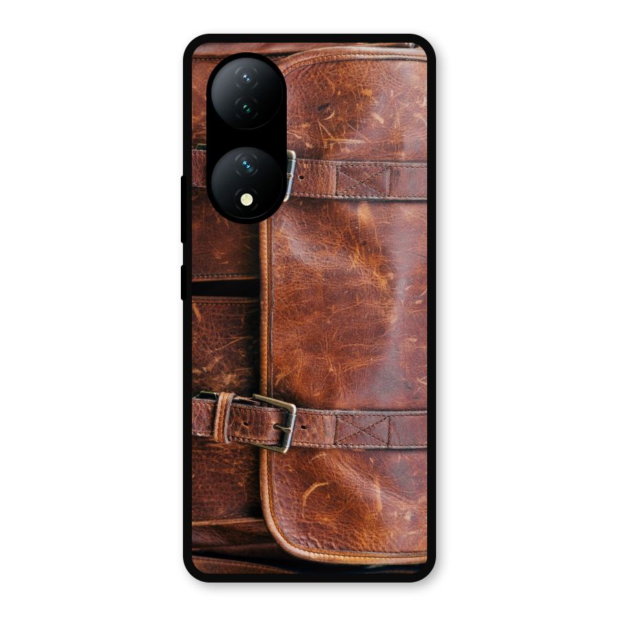 Bag Design (Printed) Metal Back Case for Vivo Y100a