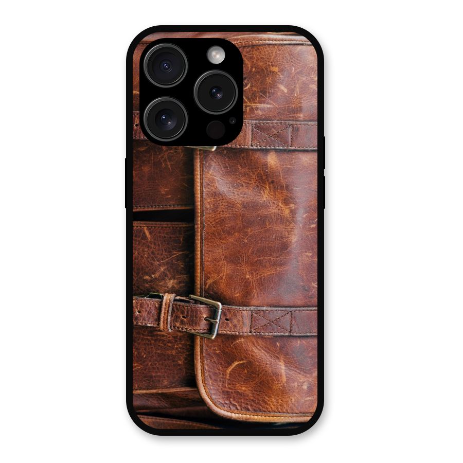 Bag Design (Printed) Metal Back Case for iPhone 15 Pro