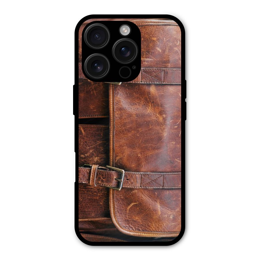 Bag Design (Printed) Metal Back Case for iPhone 16 Pro