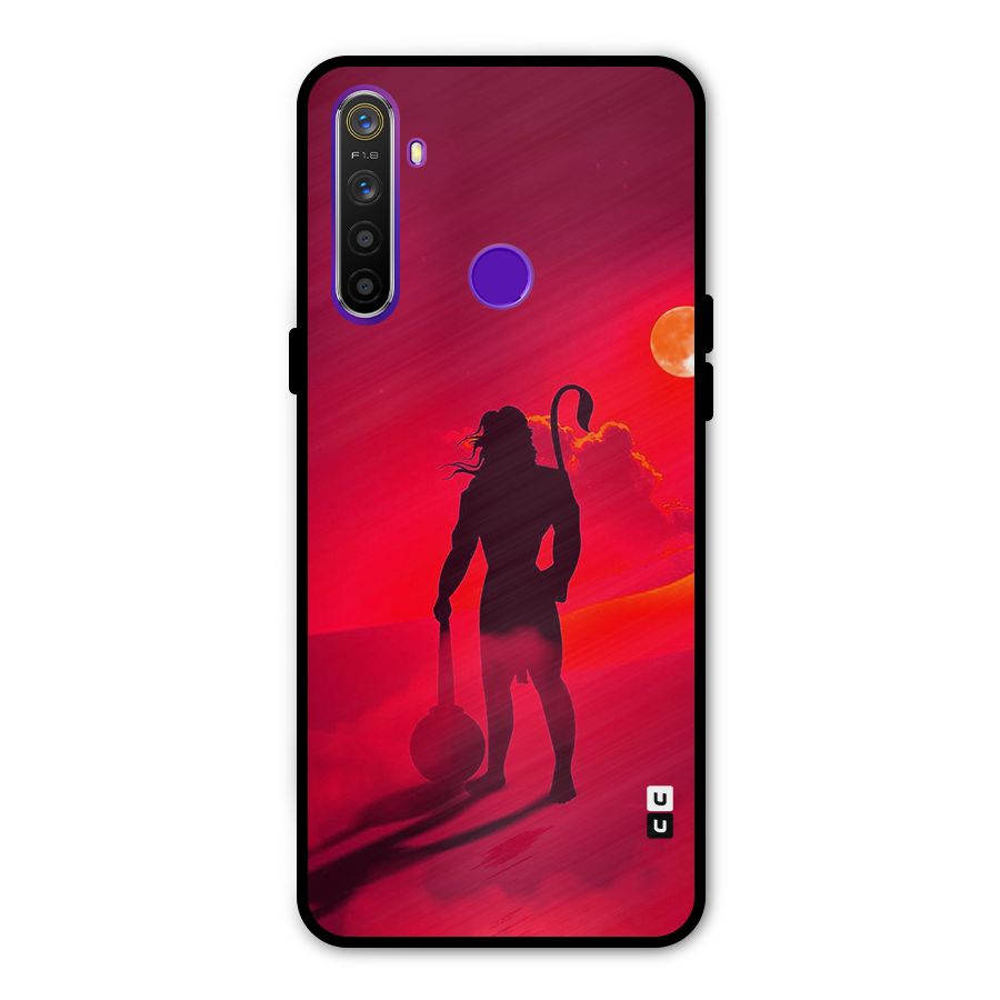 Bajrang Bali Glass Back Case for Realme 5s