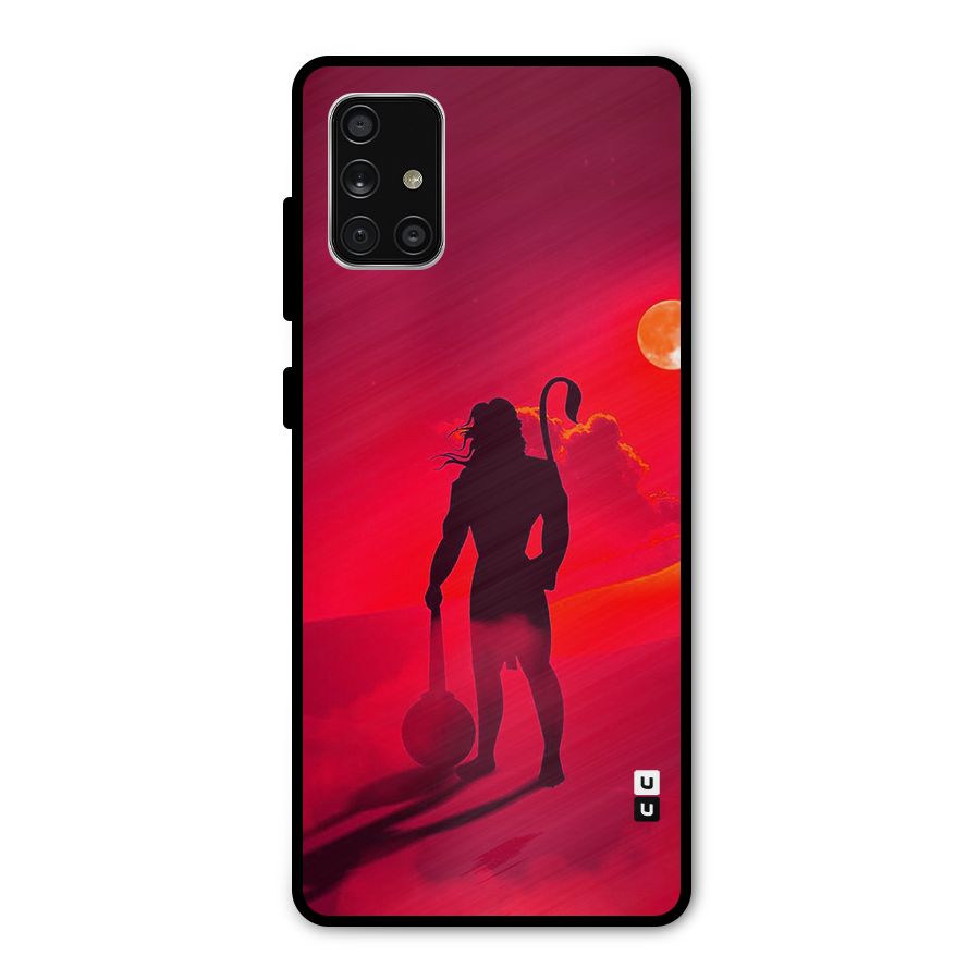 Bajrang Bali Metal Back Case for Galaxy A71