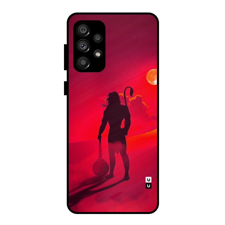 Bajrang Bali Metal Back Case for Galaxy A73 5G