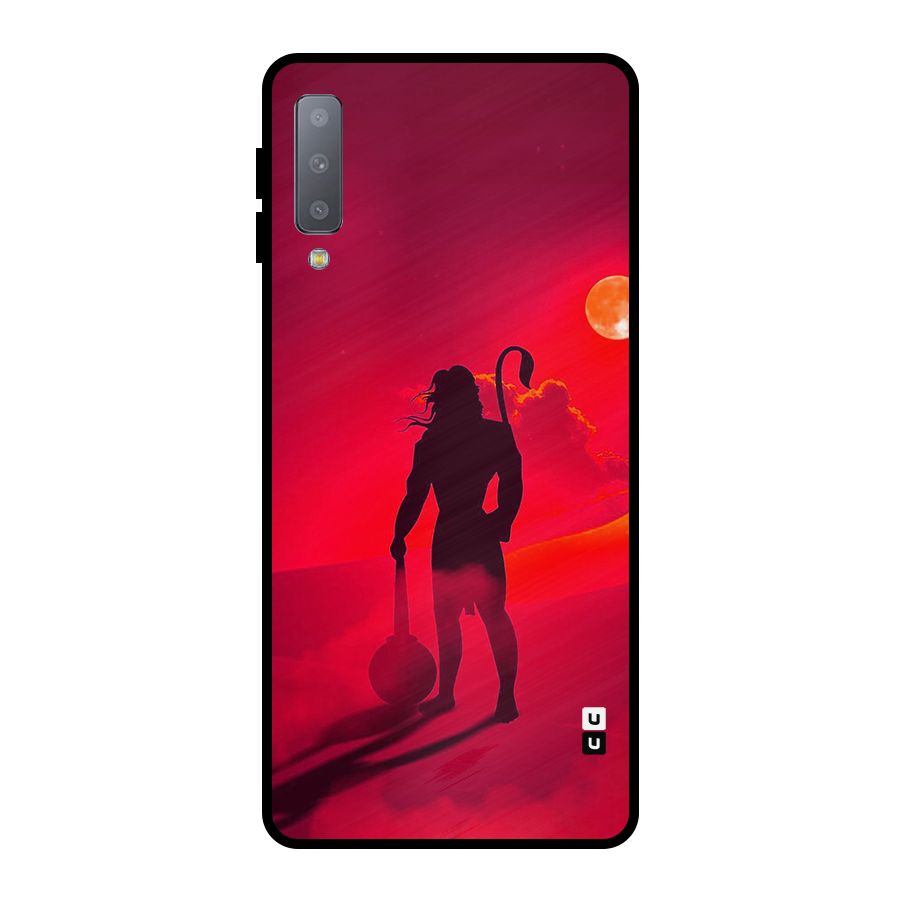 Bajrang Bali Metal Back Case for Galaxy A7 (2018)