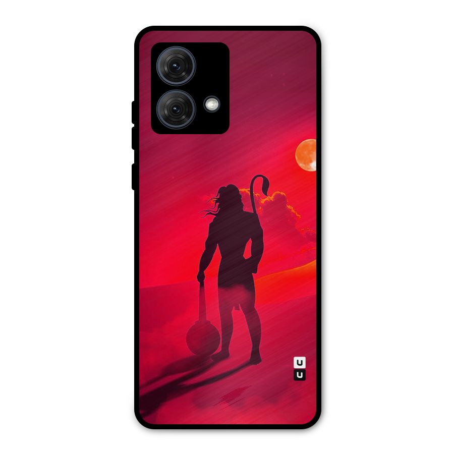Bajrang Bali Metal Back Case for Moto G84