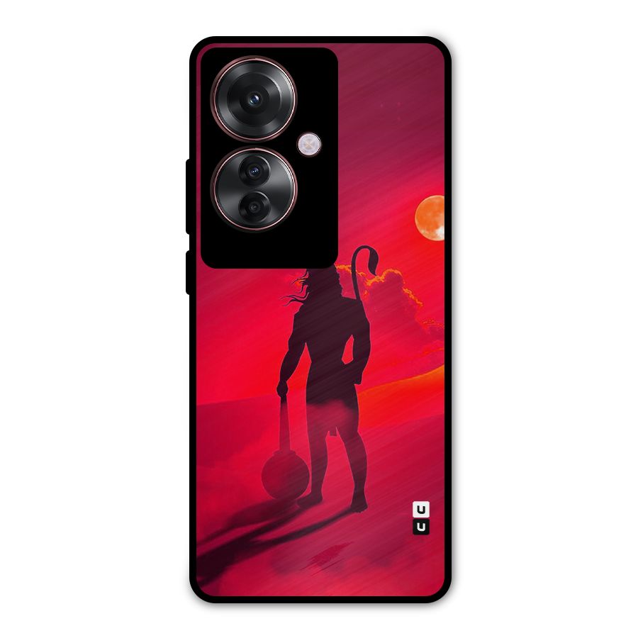 Bajrang Bali Metal Back Case for Oppo F25 Pro