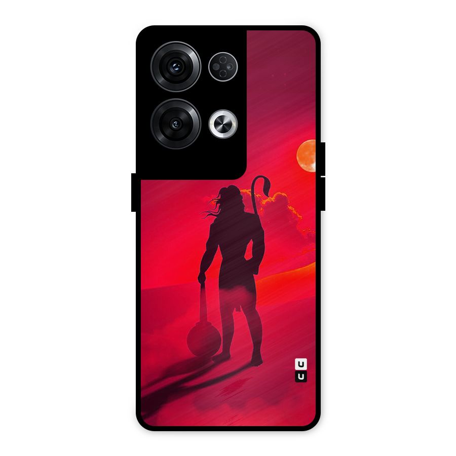 Bajrang Bali Metal Back Case for Oppo Reno8 Pro 5G