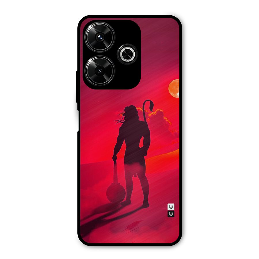 Bajrang Bali Metal Back Case for Poco M6 Plus