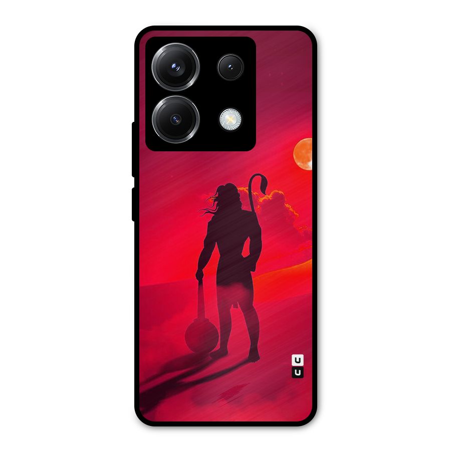 Bajrang Bali Metal Back Case for Poco X6