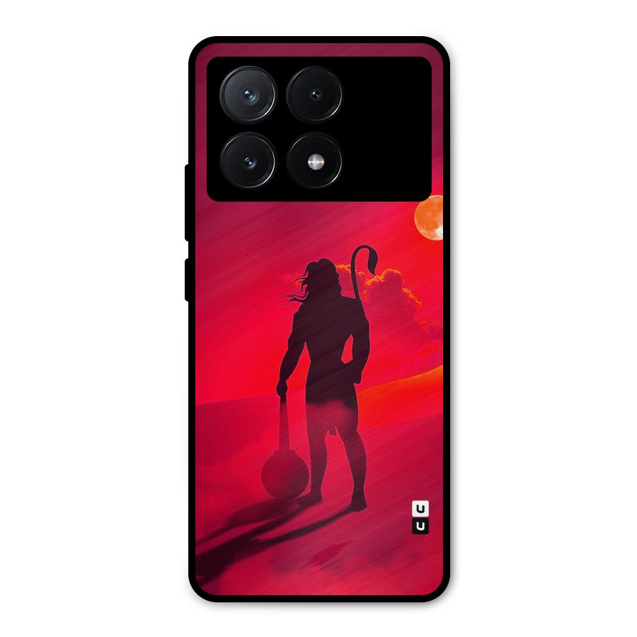 Bajrang Bali Metal Back Case for Poco X6 Pro