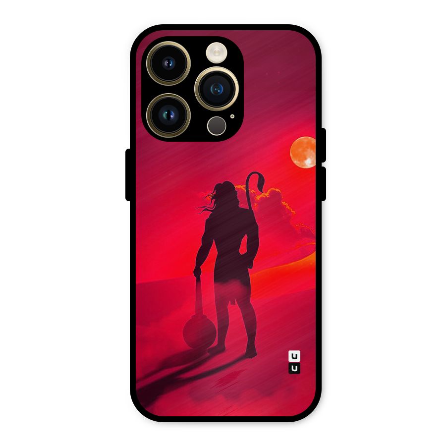 Bajrang Bali Metal Back Case for iPhone 14 Pro