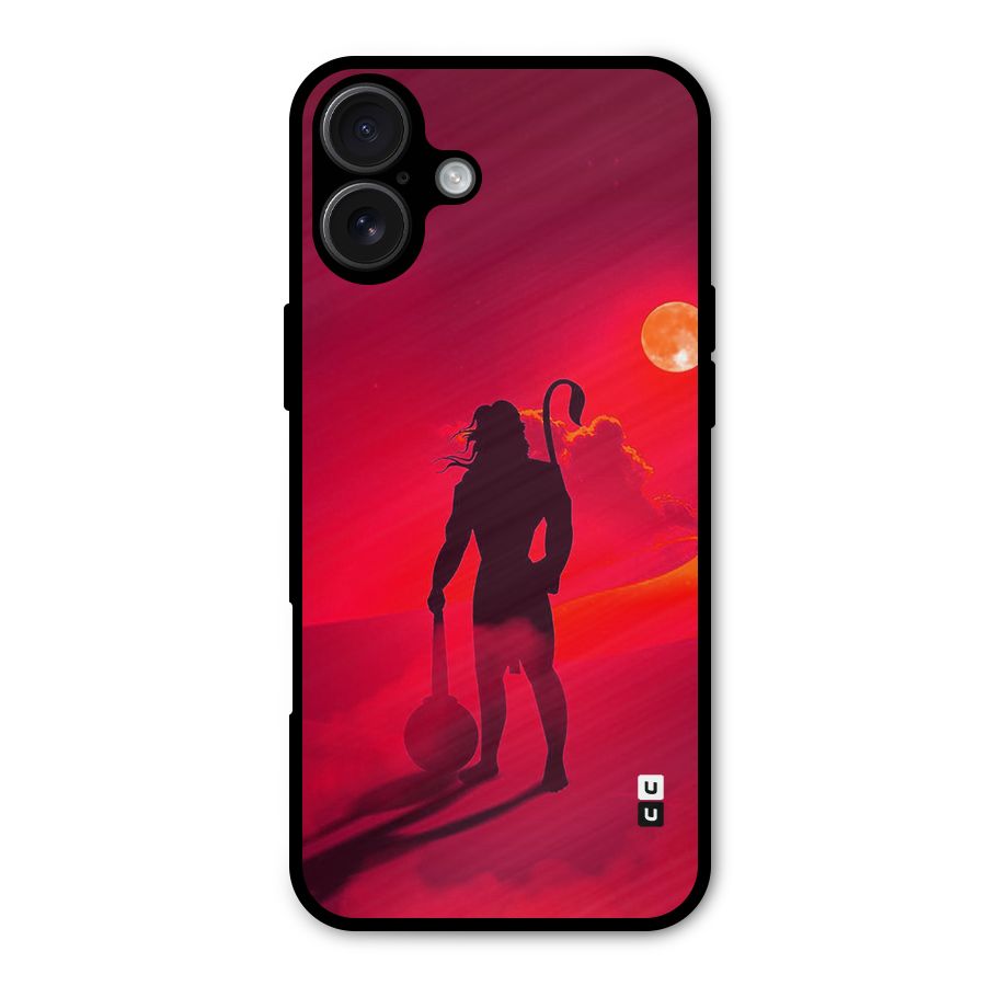 Bajrang Bali Metal Back Case for iPhone 16 Plus