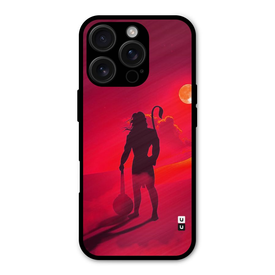 Bajrang Bali Metal Back Case for iPhone 16 Pro