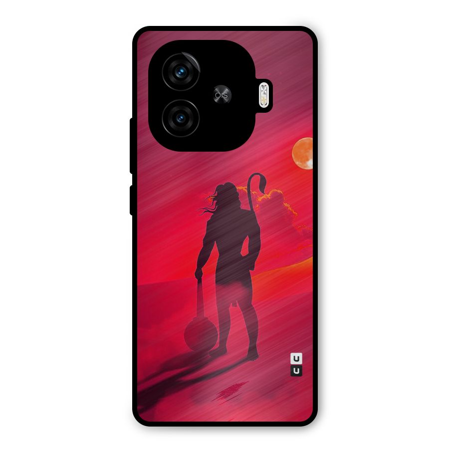 Bajrang Bali Metal Back Case for iQOO Z9 Turbo