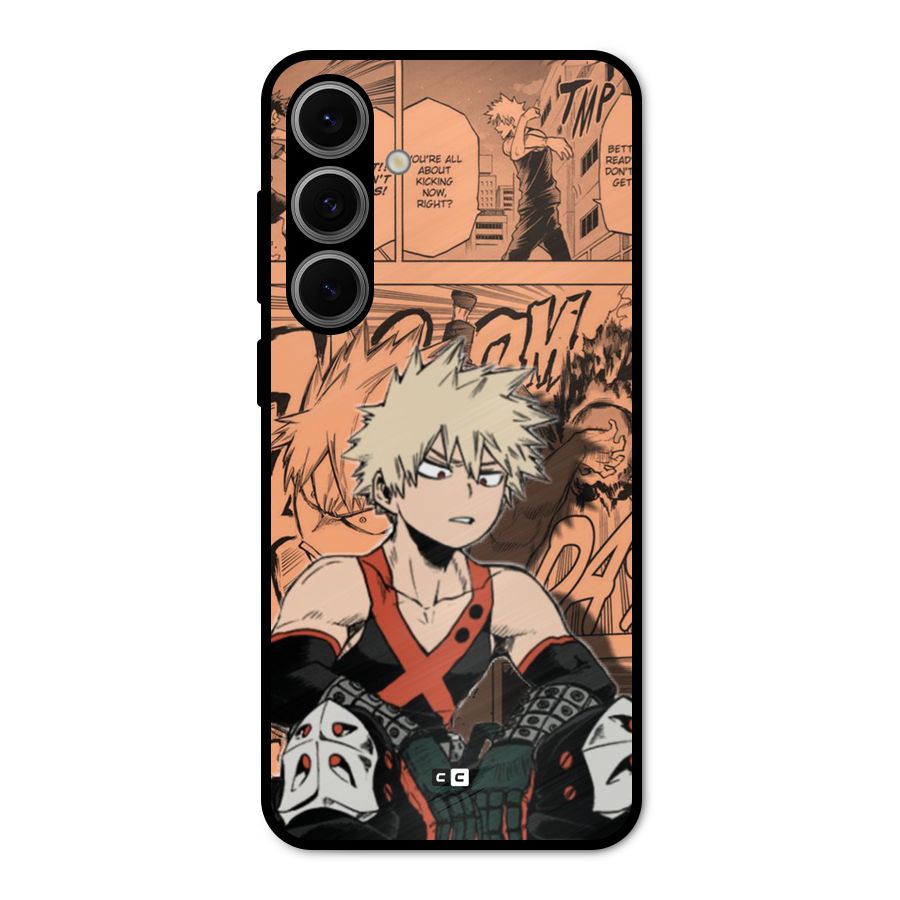 Bakugo Anime Manga Metal Back Case for Galaxy S24 FE