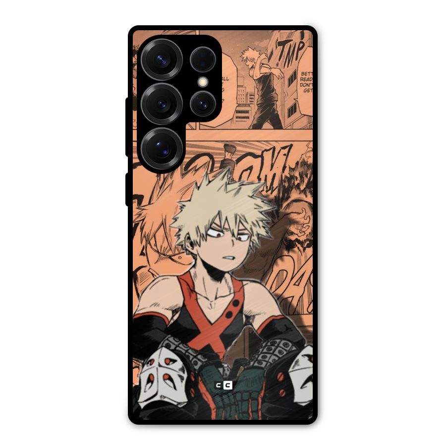 Bakugo Anime Manga Metal Back Case for Galaxy S25 Ultra