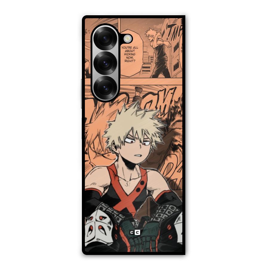 Bakugo Anime Manga Metal Back Case for Galaxy Z Fold6