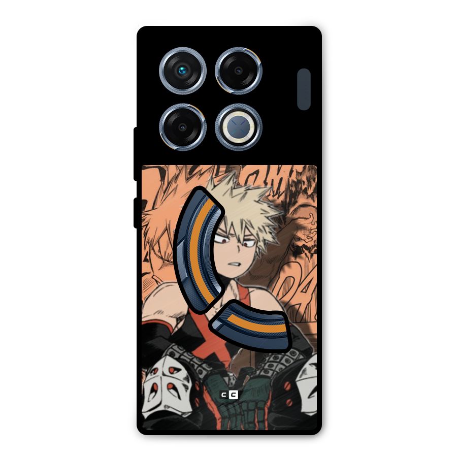 Bakugo Anime Manga Metal Back Case for Infinix GT 20 Pro