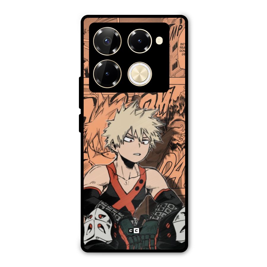 Bakugo Anime Manga Metal Back Case for Infinix Note 40 Pro