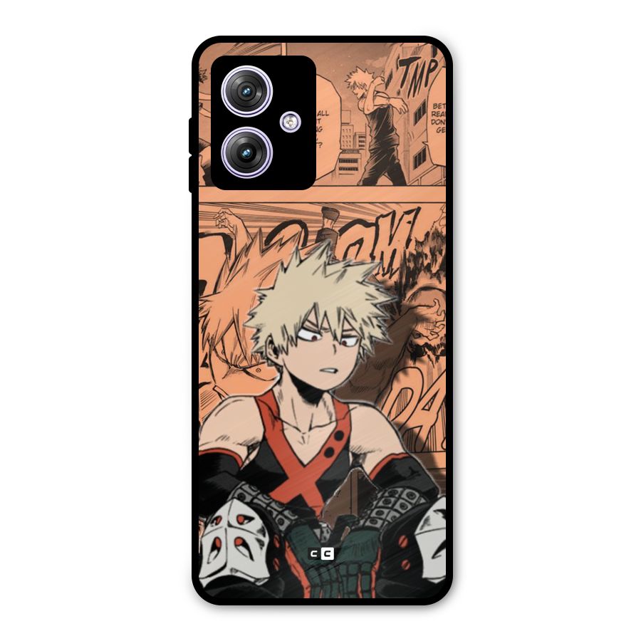 Bakugo Anime Manga Metal Back Case for Moto G64