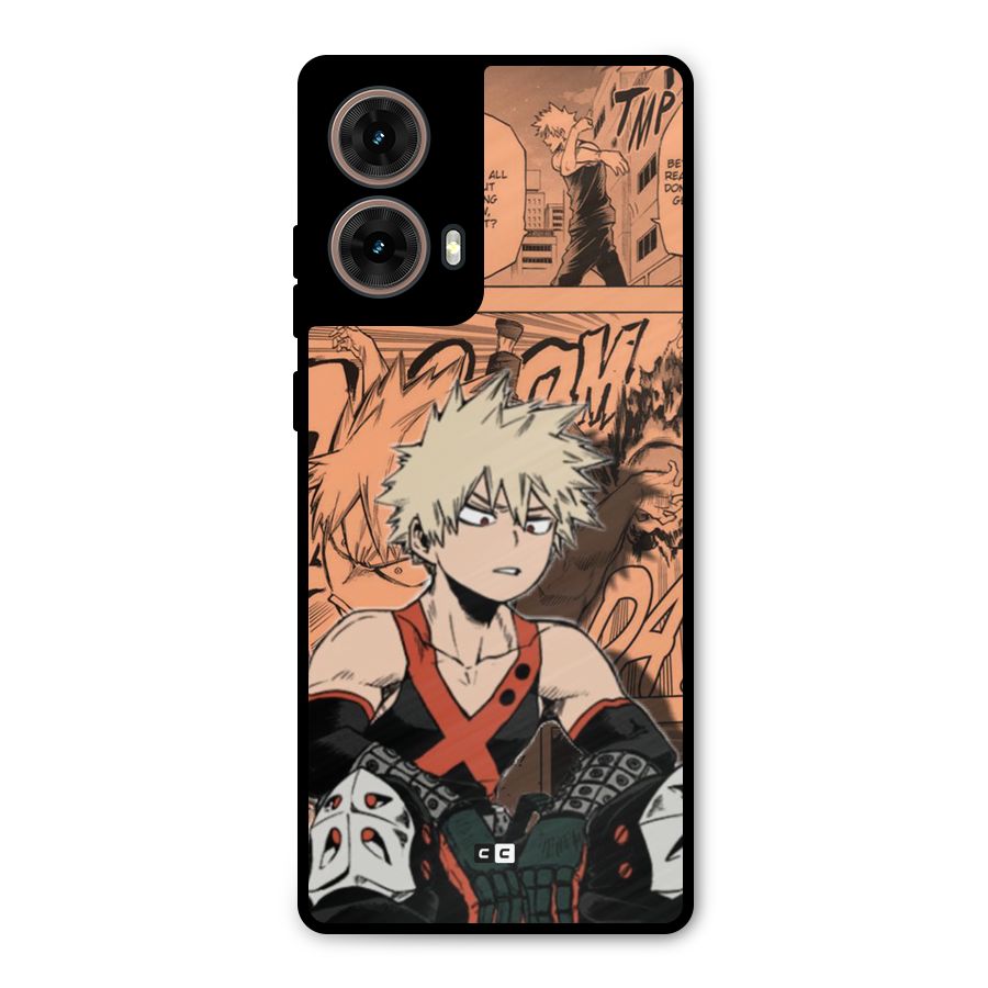 Bakugo Anime Manga Metal Back Case for Moto G85