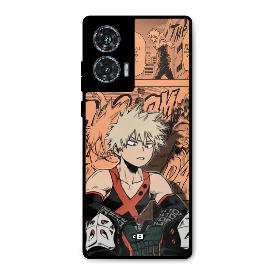 Bakugo Anime Manga Metal Back Case for Motorola G96