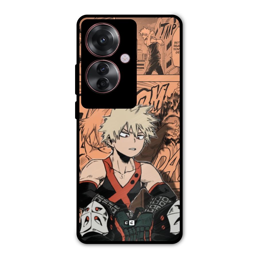 Bakugo Anime Manga Metal Back Case for Oppo F25 Pro