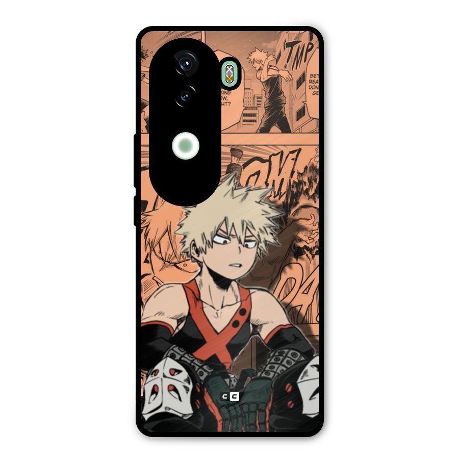 Bakugo Anime Manga Metal Back Case for iQOO Z9s