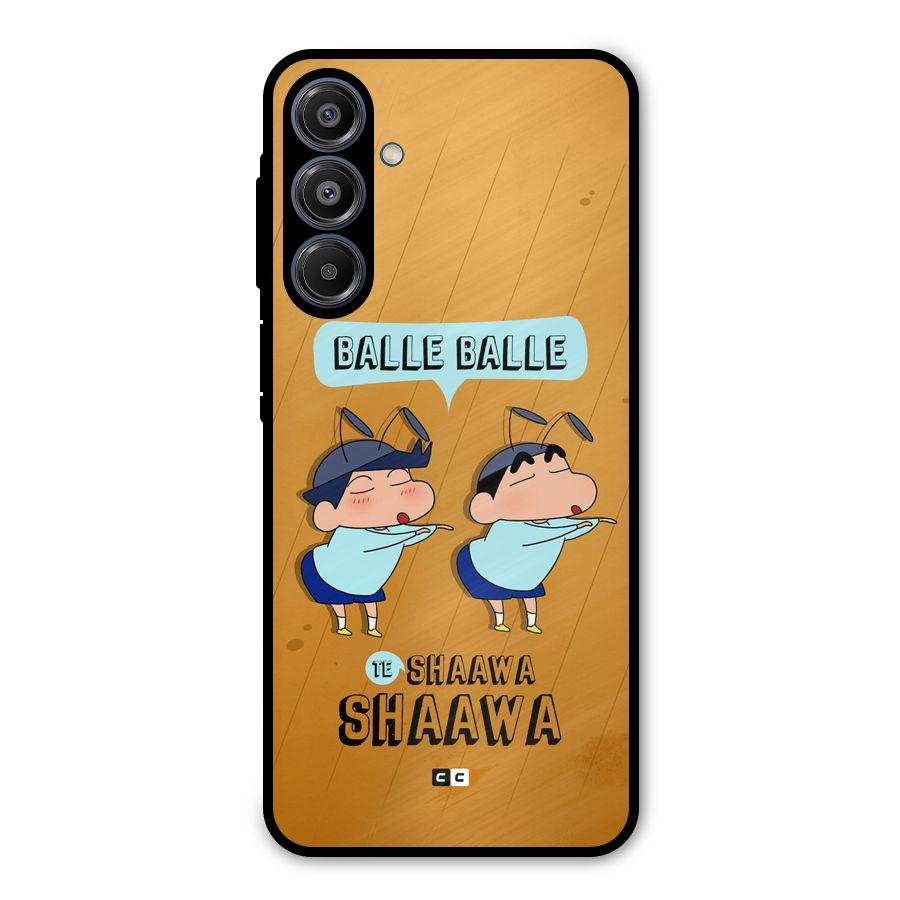 Balle Balle Shinchan Metal Back Case for Galaxy A16 5G