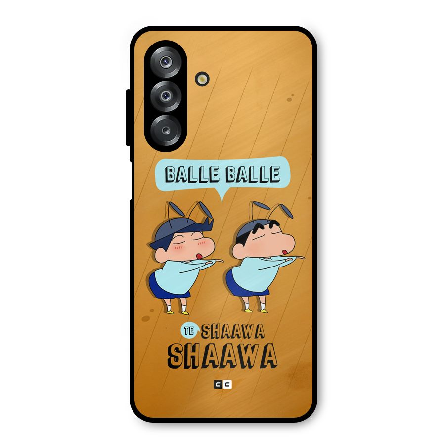 Balle Balle Shinchan Metal Back Case for Galaxy A26
