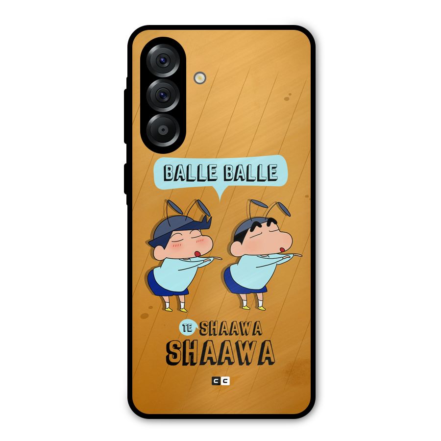Balle Balle Shinchan Metal Back Case for Galaxy A36