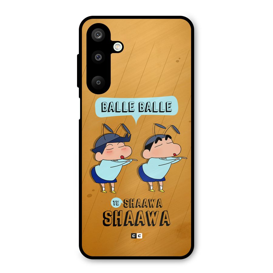 Balle Balle Shinchan Metal Back Case for Galaxy M16