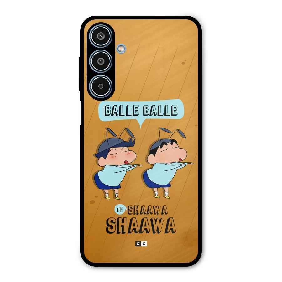Balle Balle Shinchan Metal Back Case for Galaxy M35