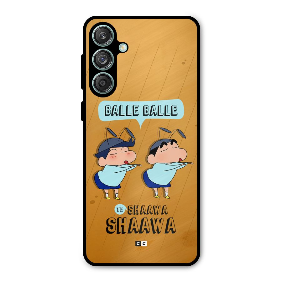 Balle Balle Shinchan Metal Back Case for Galaxy M55 5G