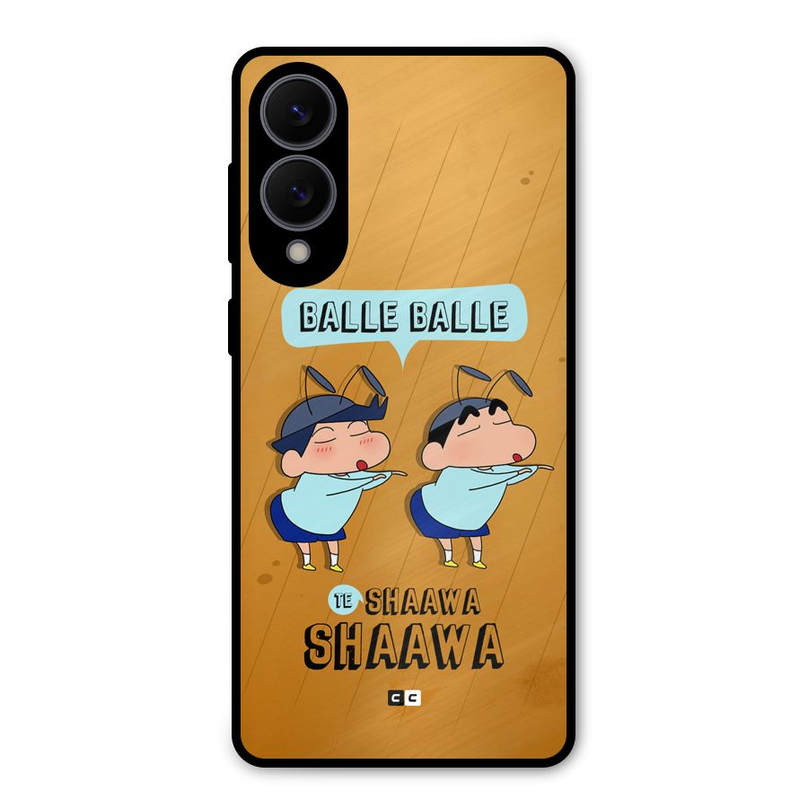 Balle Balle Shinchan Metal Back Case for Galaxy S25 Edge