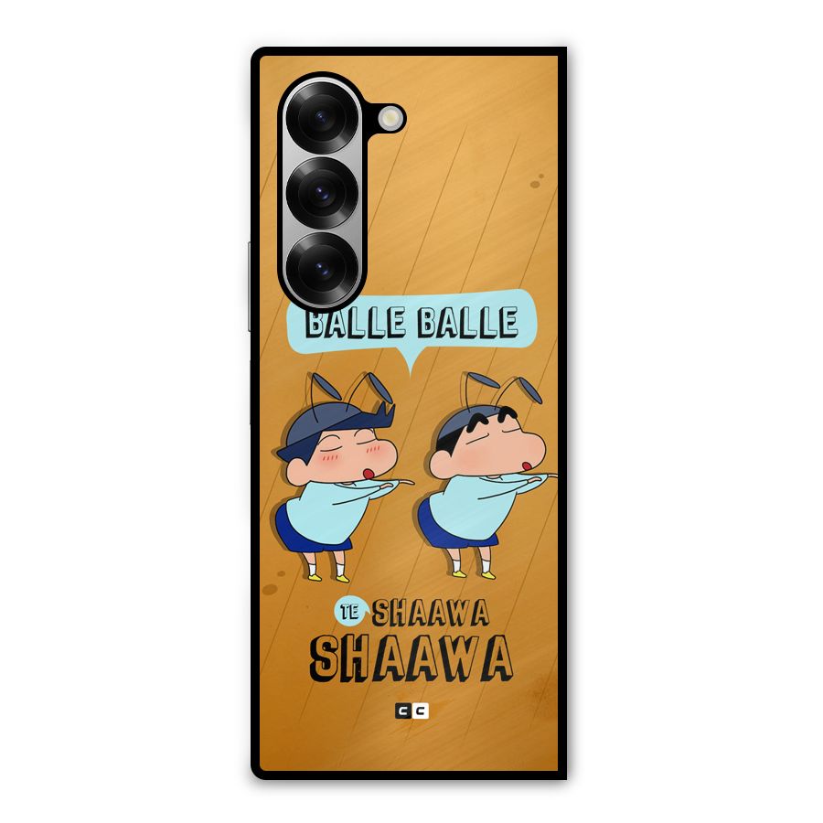 Balle Balle Shinchan Metal Back Case for Galaxy Z Fold6