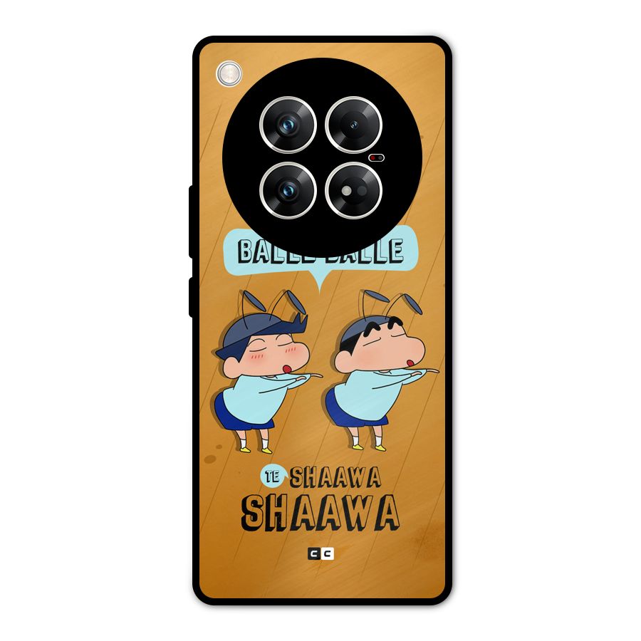 Balle Balle Shinchan Metal Back Case for Infinix Zero 40 5G