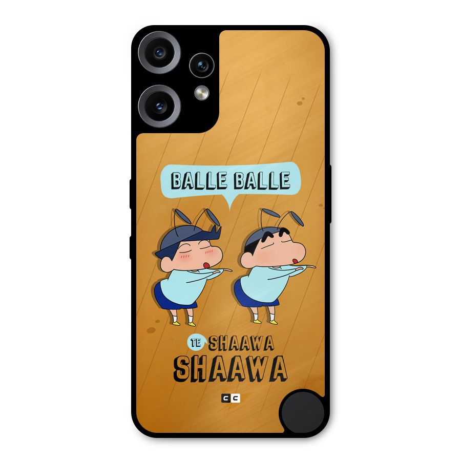 Balle Balle Shinchan Metal Back Case for Nothing CMF Phone 2 Pro