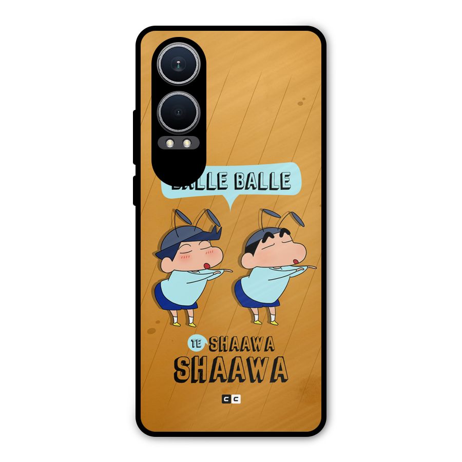 Balle Balle Shinchan Metal Back Case for OnePlus Nord CE4 Lite