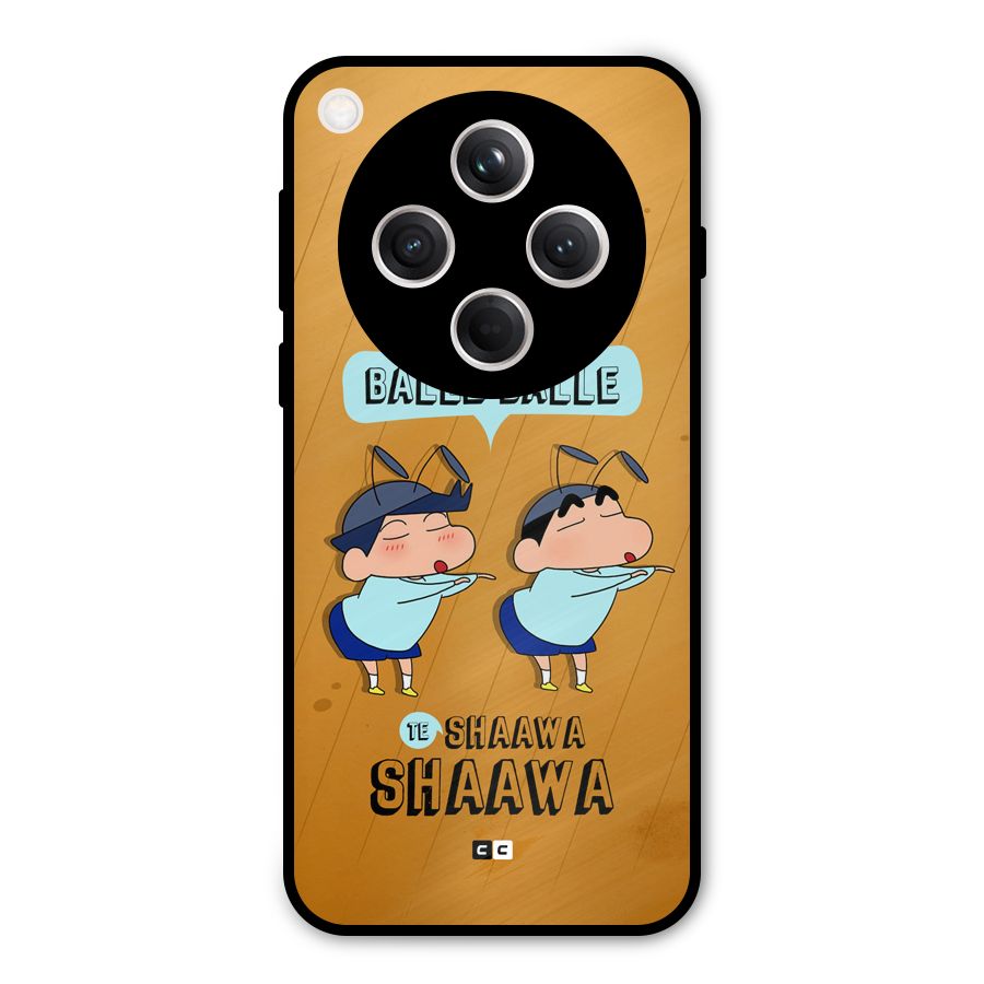 Balle Balle Shinchan Metal Back Case for Oppo Find X8
