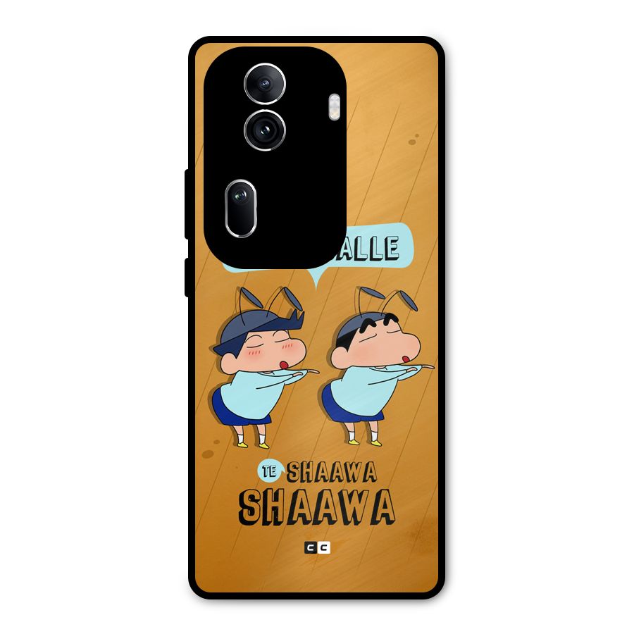 Balle Balle Shinchan Metal Back Case for Oppo Reno11 Pro 5G
