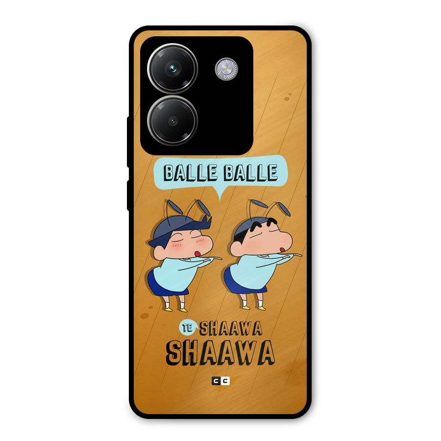 Balle Balle Shinchan Metal Back Case for Poco M7 Pro 5G