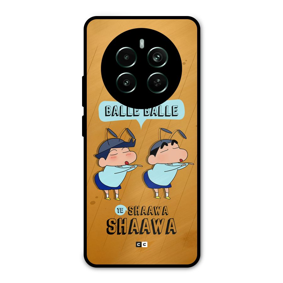 Balle Balle Shinchan Metal Back Case for Realme 12 Pro Plus
